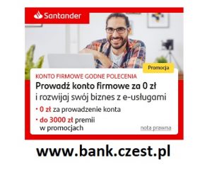 Konto Firmowe Godne Polecenia – SANTANDER